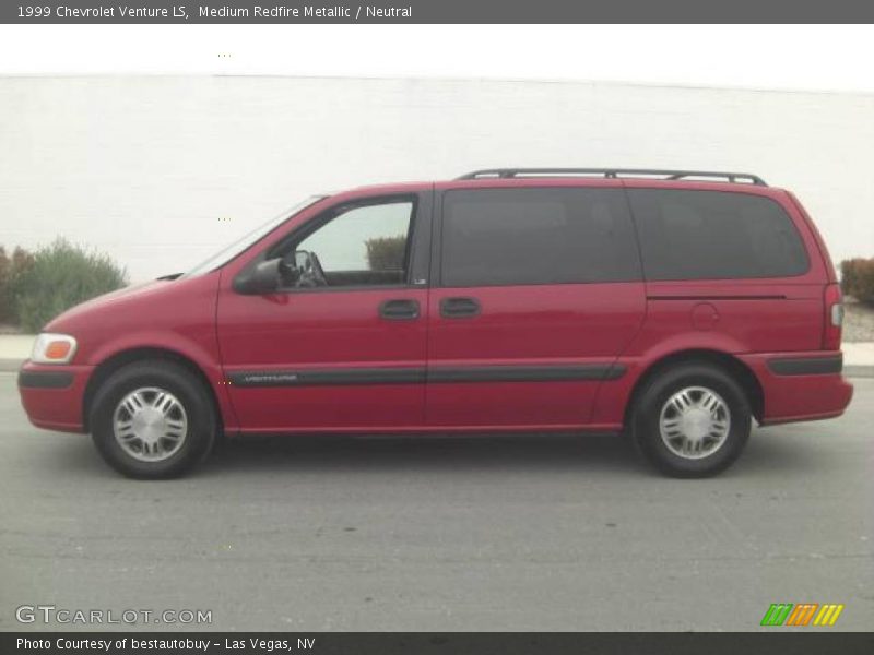 Medium Redfire Metallic / Neutral 1999 Chevrolet Venture LS