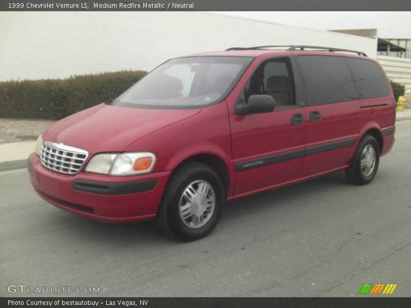 Medium Redfire Metallic / Neutral 1999 Chevrolet Venture LS