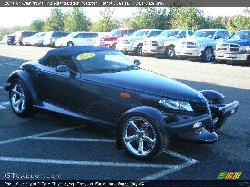 Patriot Blue Pearl / Dark Slate Gray 2001 Chrysler Prowler Mulholland Edition Roadster