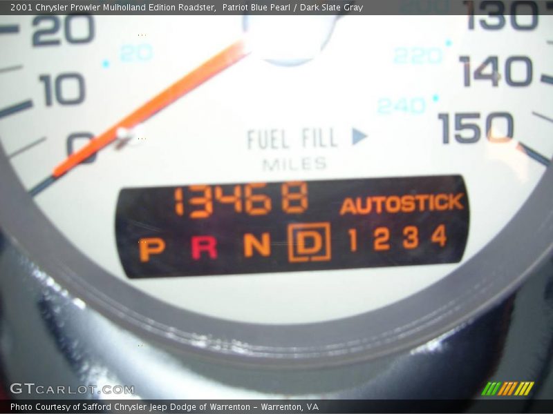 Patriot Blue Pearl / Dark Slate Gray 2001 Chrysler Prowler Mulholland Edition Roadster