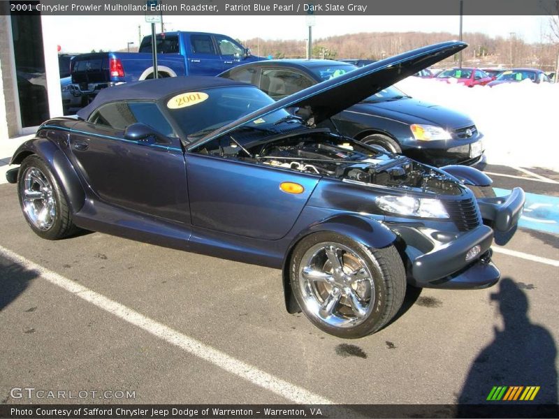 Patriot Blue Pearl / Dark Slate Gray 2001 Chrysler Prowler Mulholland Edition Roadster