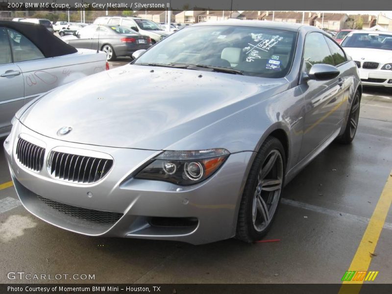 Silver Grey Metallic / Silverstone II 2007 BMW M6 Coupe