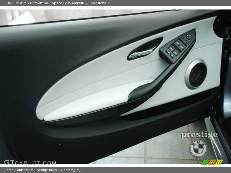 Space Grey Metallic / Silverstone II 2008 BMW M6 Convertible