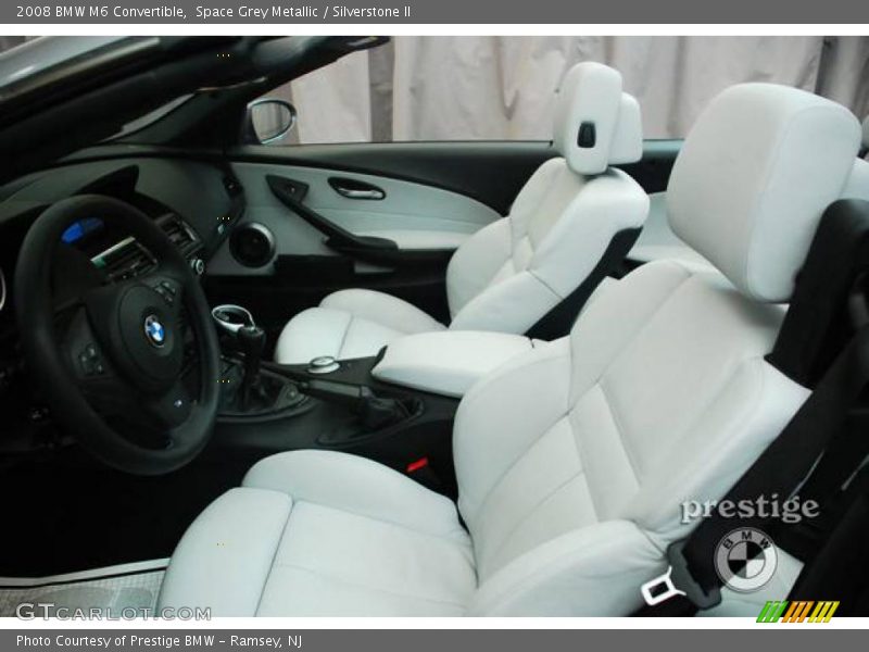 Space Grey Metallic / Silverstone II 2008 BMW M6 Convertible
