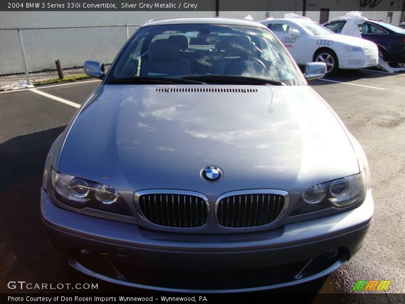 Silver Grey Metallic / Grey 2004 BMW 3 Series 330i Convertible