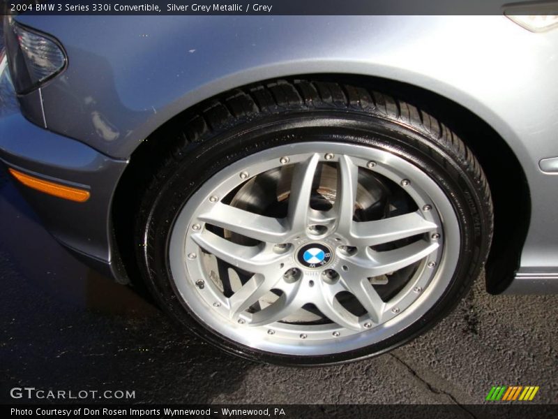 Silver Grey Metallic / Grey 2004 BMW 3 Series 330i Convertible