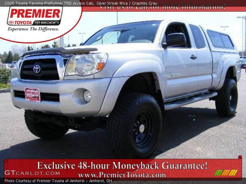 Silver Streak Mica / Graphite Gray 2005 Toyota Tacoma PreRunner TRD Access Cab