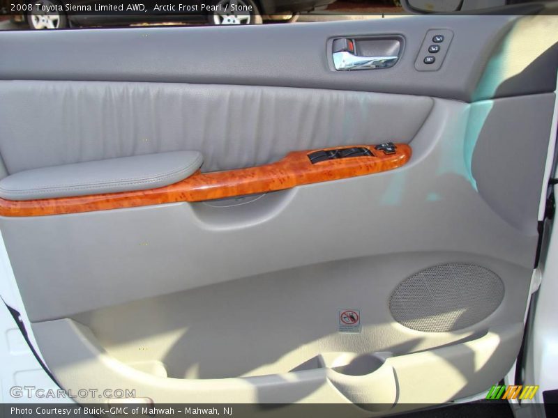 Arctic Frost Pearl / Stone 2008 Toyota Sienna Limited AWD