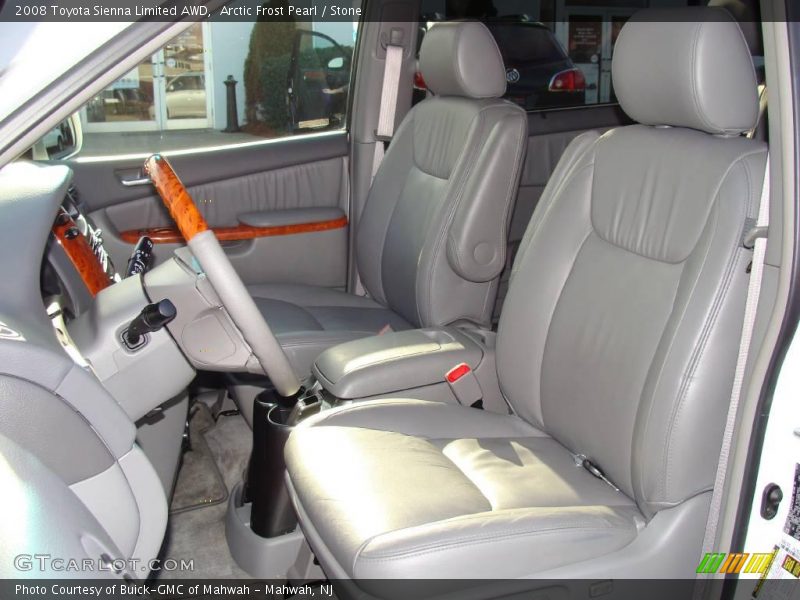 Arctic Frost Pearl / Stone 2008 Toyota Sienna Limited AWD