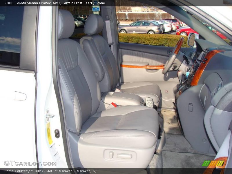 Arctic Frost Pearl / Stone 2008 Toyota Sienna Limited AWD