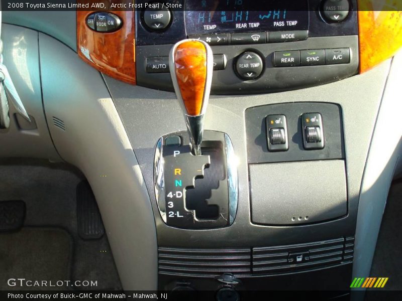 Arctic Frost Pearl / Stone 2008 Toyota Sienna Limited AWD