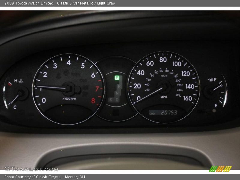 Classic Silver Metallic / Light Gray 2009 Toyota Avalon Limited