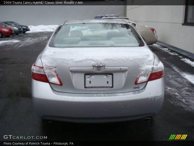 Classic Silver Metallic / Ash 2009 Toyota Camry Hybrid
