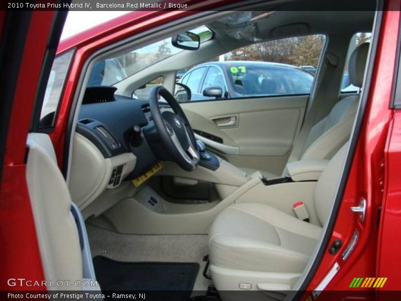 Barcelona Red Metallic / Bisque 2010 Toyota Prius Hybrid IV