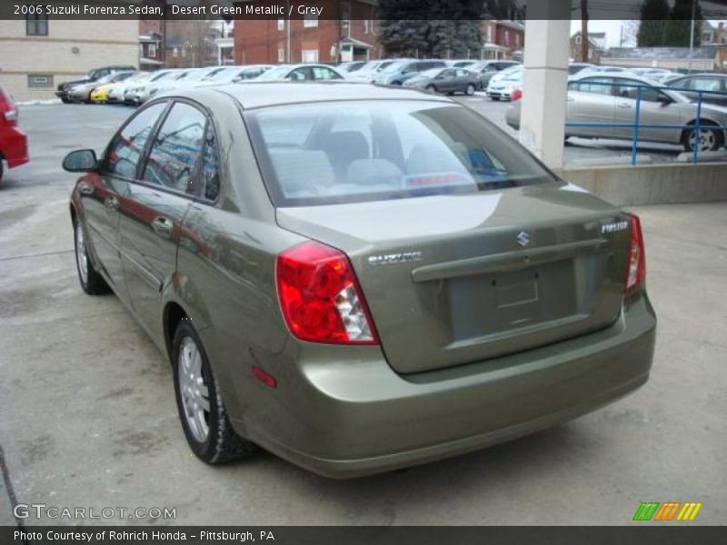 Desert Green Metallic / Grey 2006 Suzuki Forenza Sedan