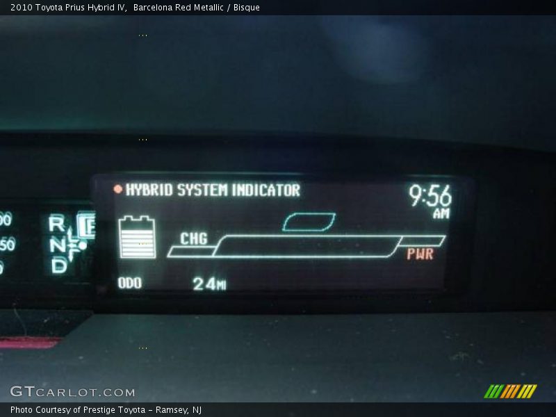 Barcelona Red Metallic / Bisque 2010 Toyota Prius Hybrid IV
