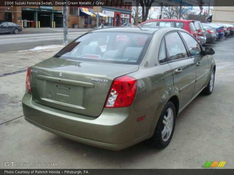 Desert Green Metallic / Grey 2006 Suzuki Forenza Sedan