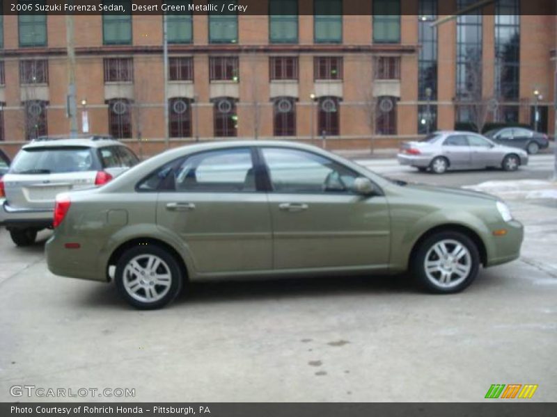 Desert Green Metallic / Grey 2006 Suzuki Forenza Sedan