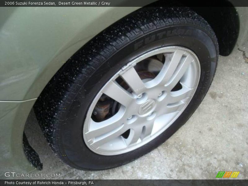 Desert Green Metallic / Grey 2006 Suzuki Forenza Sedan