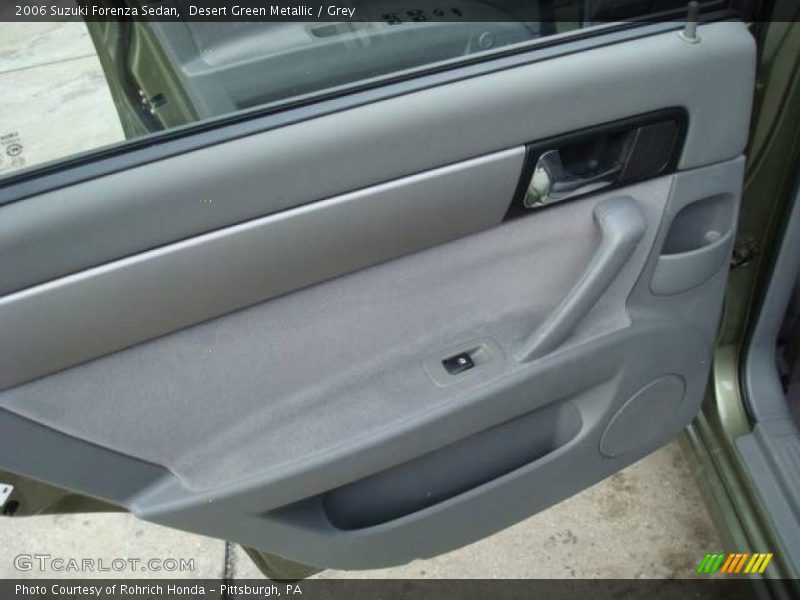 Desert Green Metallic / Grey 2006 Suzuki Forenza Sedan