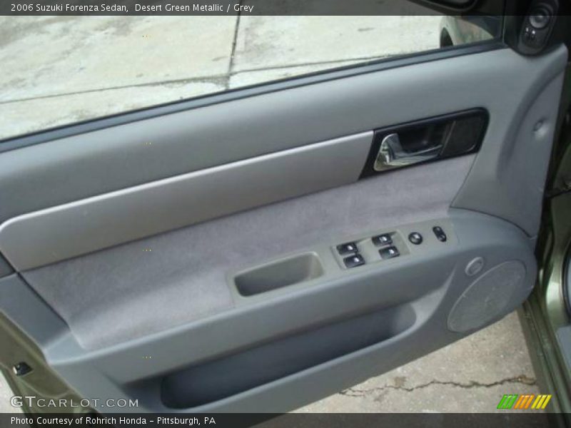 Desert Green Metallic / Grey 2006 Suzuki Forenza Sedan