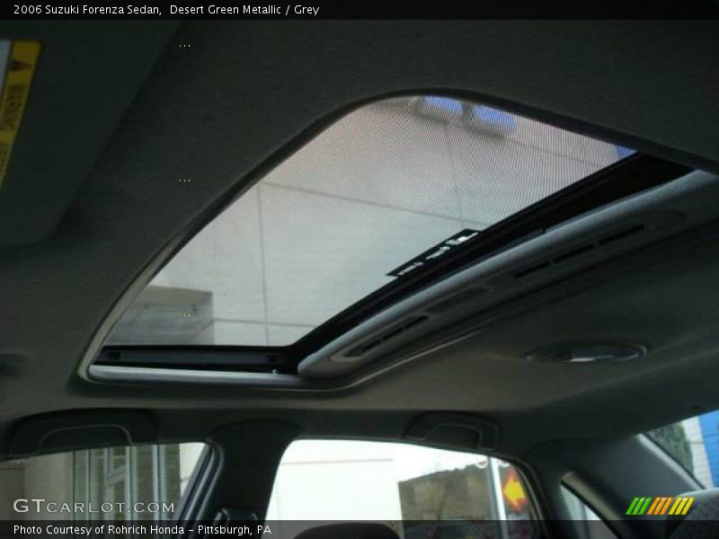 Desert Green Metallic / Grey 2006 Suzuki Forenza Sedan