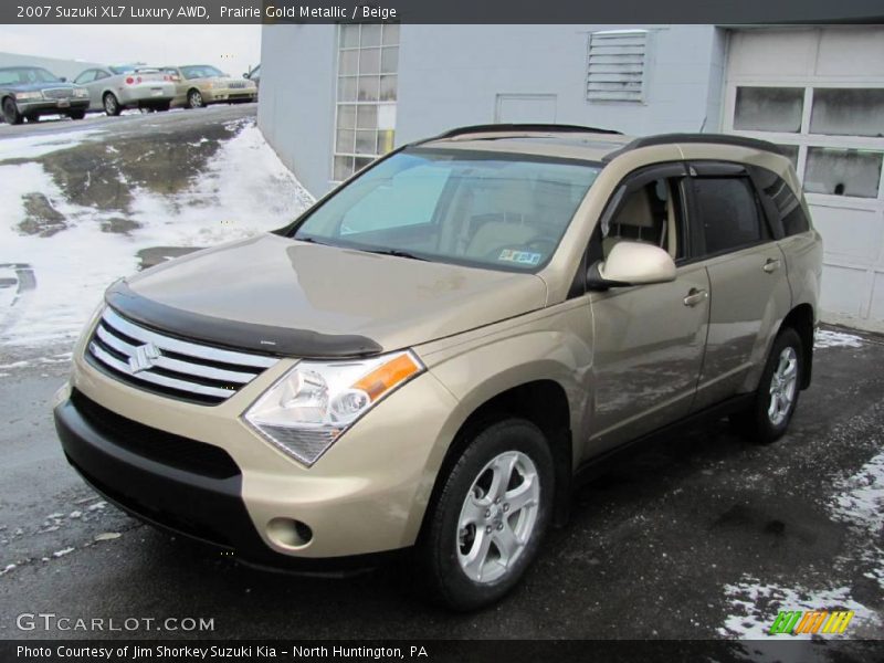 Prairie Gold Metallic / Beige 2007 Suzuki XL7 Luxury AWD