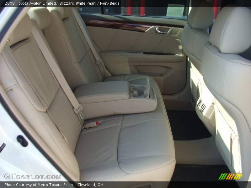 Blizzard White Pearl / Ivory Beige 2008 Toyota Avalon Limited
