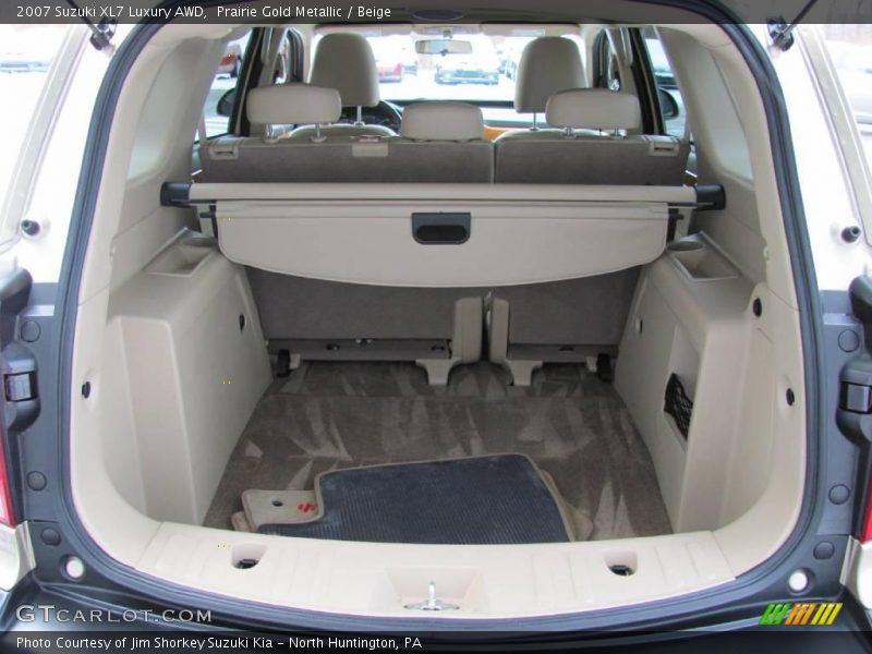 Prairie Gold Metallic / Beige 2007 Suzuki XL7 Luxury AWD