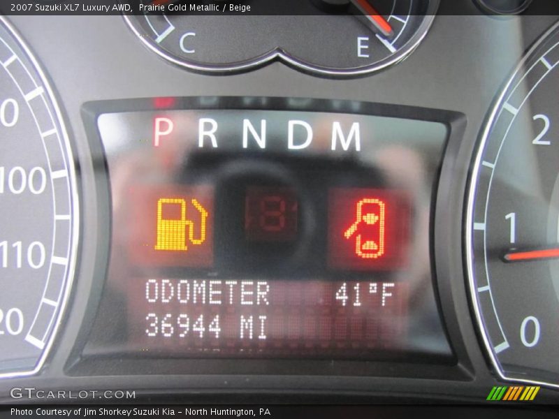 Prairie Gold Metallic / Beige 2007 Suzuki XL7 Luxury AWD