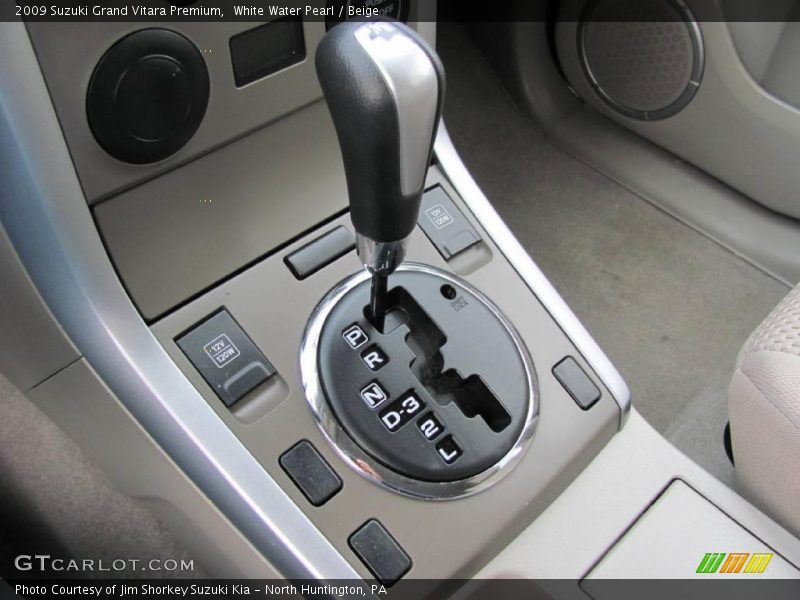 White Water Pearl / Beige 2009 Suzuki Grand Vitara Premium