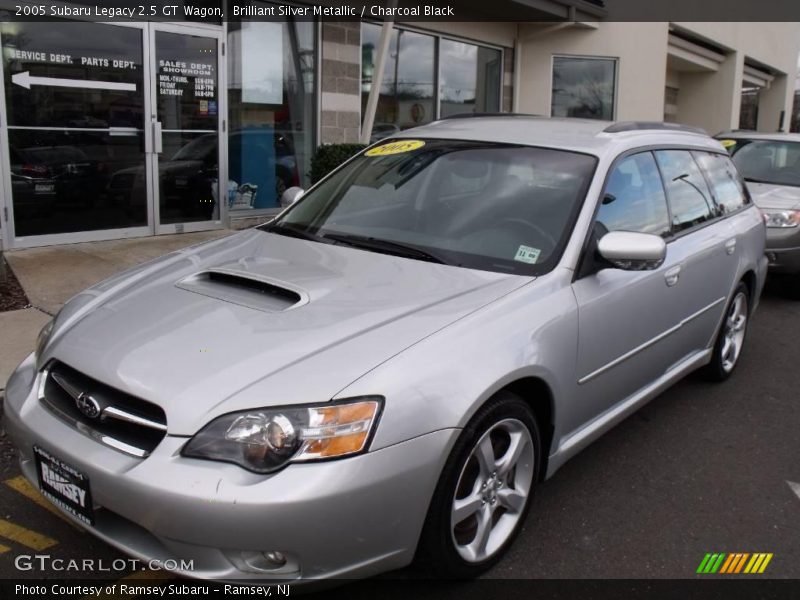 Brilliant Silver Metallic / Charcoal Black 2005 Subaru Legacy 2.5 GT Wagon