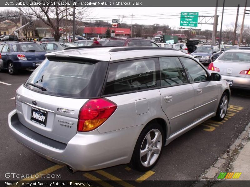 Brilliant Silver Metallic / Charcoal Black 2005 Subaru Legacy 2.5 GT Wagon