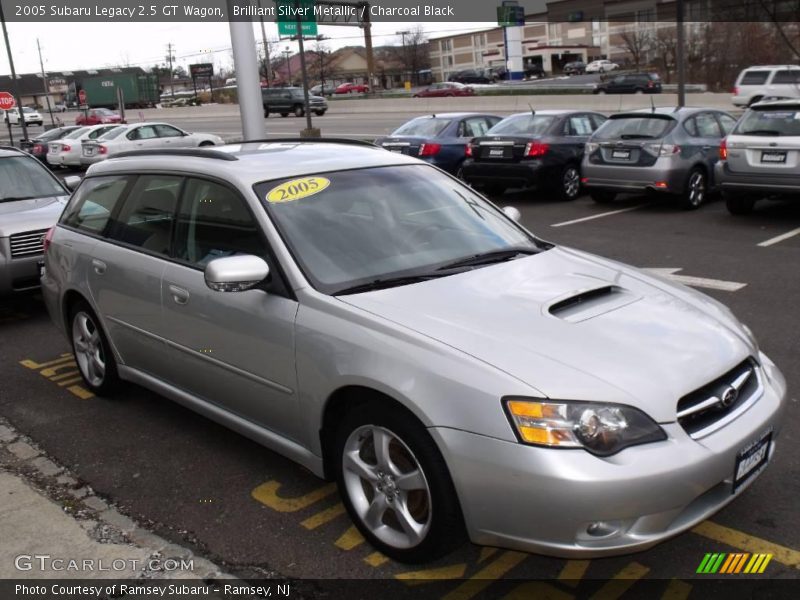 Brilliant Silver Metallic / Charcoal Black 2005 Subaru Legacy 2.5 GT Wagon