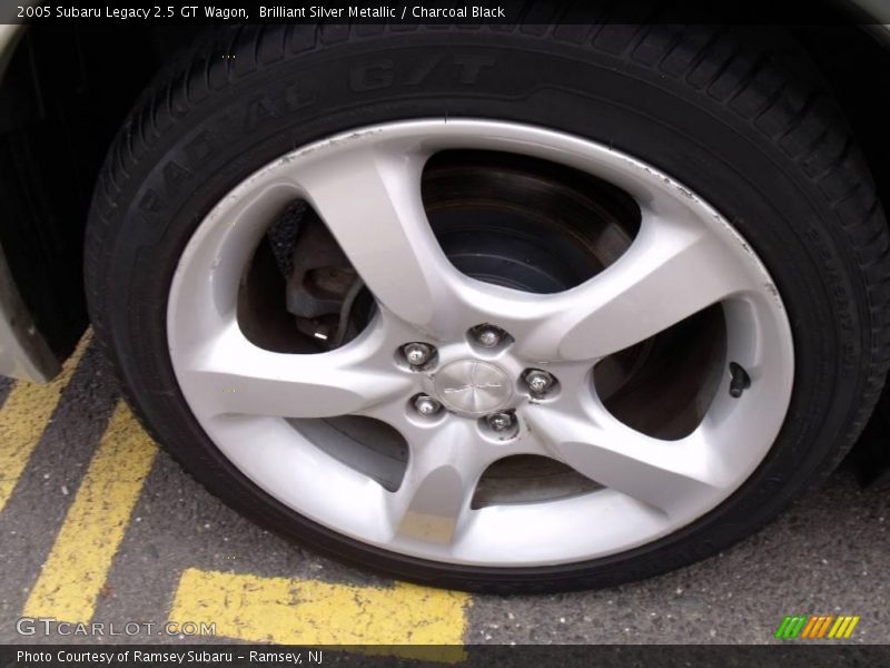 Brilliant Silver Metallic / Charcoal Black 2005 Subaru Legacy 2.5 GT Wagon