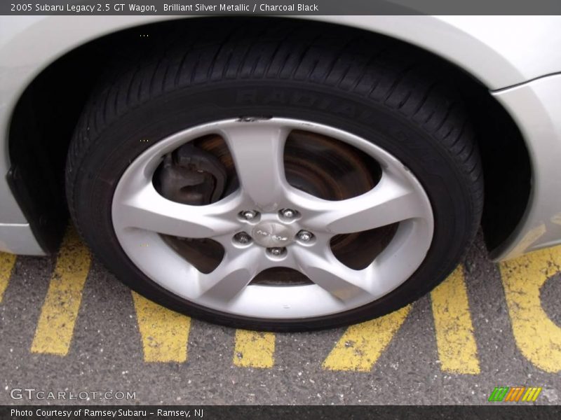 Brilliant Silver Metallic / Charcoal Black 2005 Subaru Legacy 2.5 GT Wagon