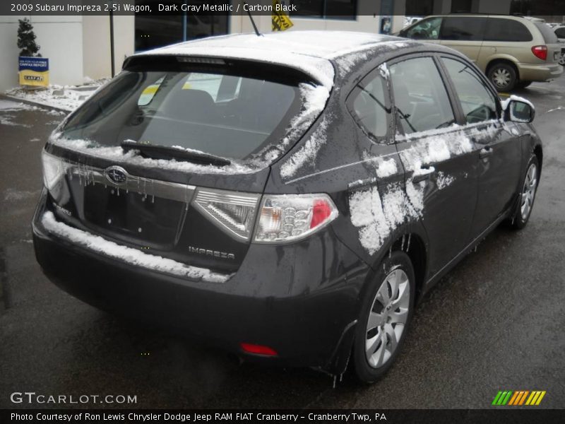 Dark Gray Metallic / Carbon Black 2009 Subaru Impreza 2.5i Wagon
