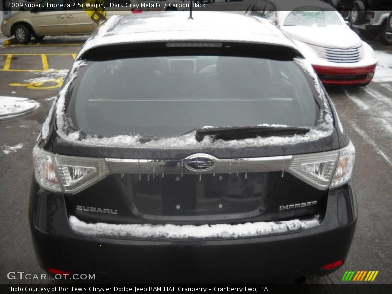 Dark Gray Metallic / Carbon Black 2009 Subaru Impreza 2.5i Wagon