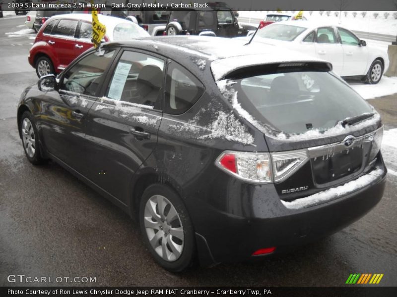 Dark Gray Metallic / Carbon Black 2009 Subaru Impreza 2.5i Wagon