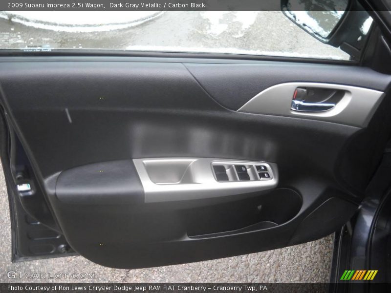 Dark Gray Metallic / Carbon Black 2009 Subaru Impreza 2.5i Wagon