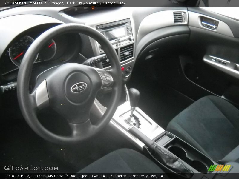 Dark Gray Metallic / Carbon Black 2009 Subaru Impreza 2.5i Wagon
