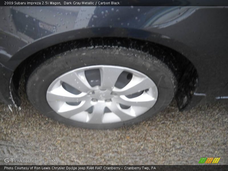 Dark Gray Metallic / Carbon Black 2009 Subaru Impreza 2.5i Wagon