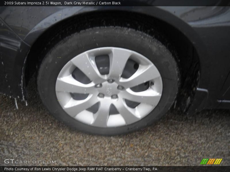 Dark Gray Metallic / Carbon Black 2009 Subaru Impreza 2.5i Wagon