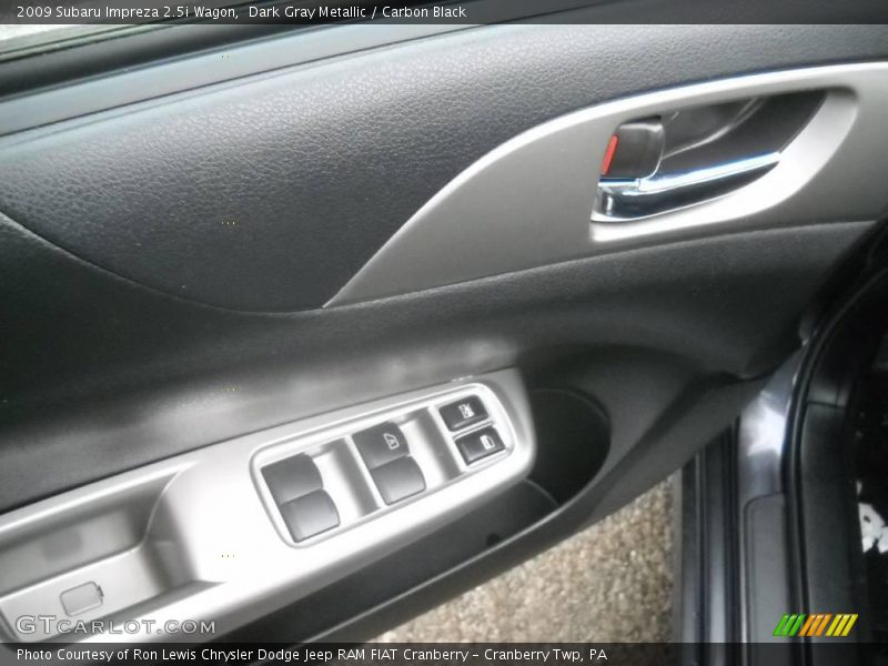 Dark Gray Metallic / Carbon Black 2009 Subaru Impreza 2.5i Wagon