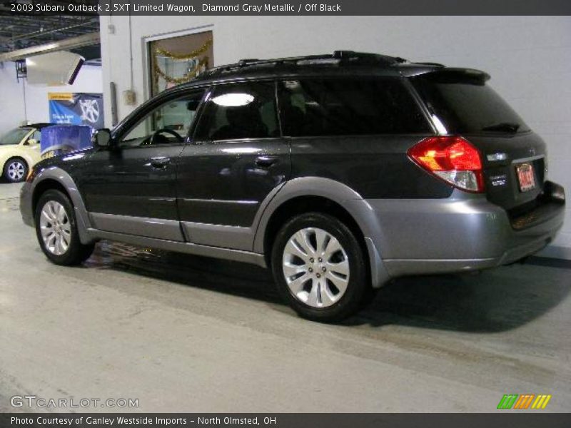 Diamond Gray Metallic / Off Black 2009 Subaru Outback 2.5XT Limited Wagon