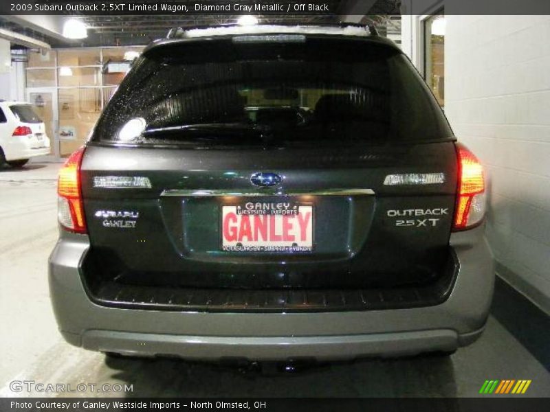 Diamond Gray Metallic / Off Black 2009 Subaru Outback 2.5XT Limited Wagon