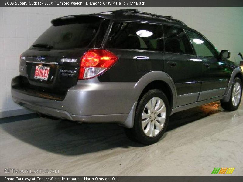 Diamond Gray Metallic / Off Black 2009 Subaru Outback 2.5XT Limited Wagon