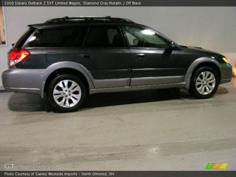 Diamond Gray Metallic / Off Black 2009 Subaru Outback 2.5XT Limited Wagon