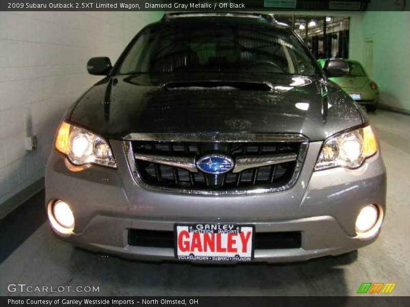 Diamond Gray Metallic / Off Black 2009 Subaru Outback 2.5XT Limited Wagon