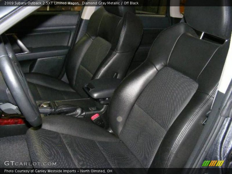 Diamond Gray Metallic / Off Black 2009 Subaru Outback 2.5XT Limited Wagon